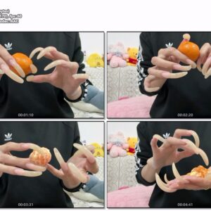 #1033 – Piercing Mandarin With My Very Long Nails