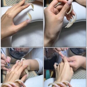 #1018 – My Longest Natural Nails Bare At Manicurist Pt.4
