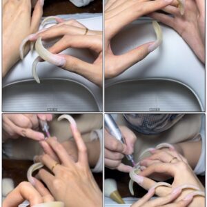 #1019 – My Longest Natural Nails Bare At Manicurist Pt.5