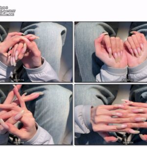 #1099 – Bright Lighting On My Natural Square Nails