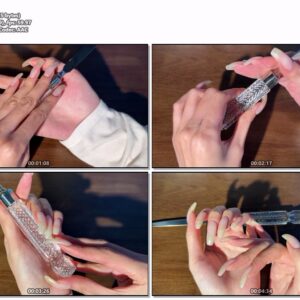 #1105 – My Long Nailbed Nails Fiddling With Letter Knife