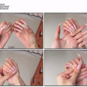 #1153 – Close Up Flicking And Touching My Natural Nails