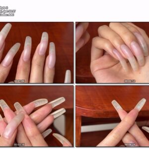 #1155 – Close Up Of My Long Nailbeds And Undernails In Daylight