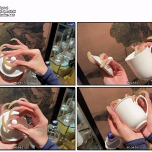 #947 – Tapping Cup And Showing My Long Nails