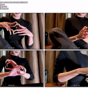 #1027 – Posing My Long Curved Nails In Black Top