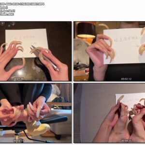#1030 – Writing With Long Nails And Posing With Feet