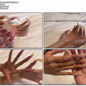 #1076 – Man Touching My Long Natural Curved Nails