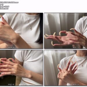 #1080 – Casual Posing Of My Long Natural Nails